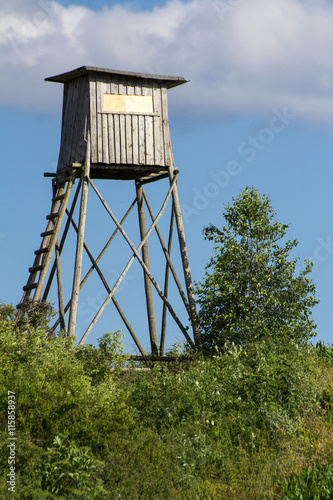 Hunting or birdwatching tower