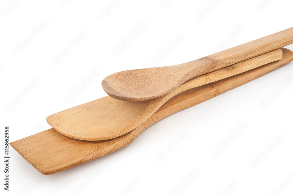 Wooden spoon and stirrers Wooden spoon and stirrers