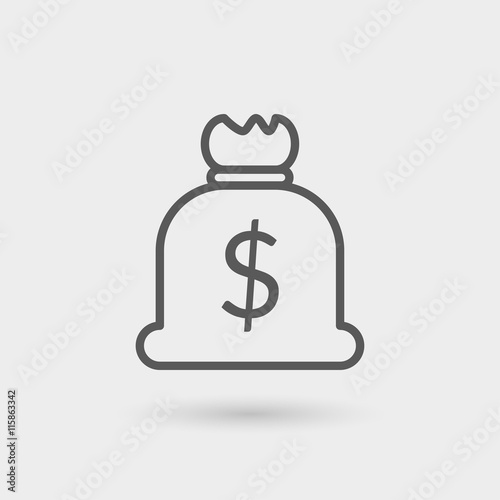 wealth thin line icon