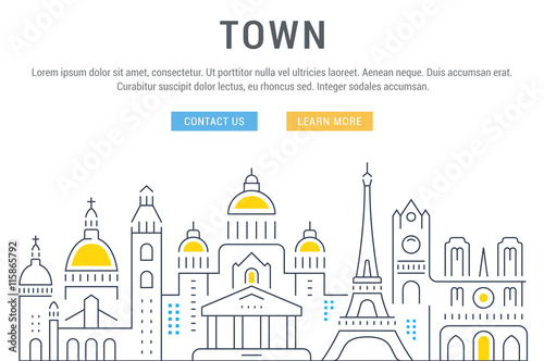 Website Banner and Landing Page Old City