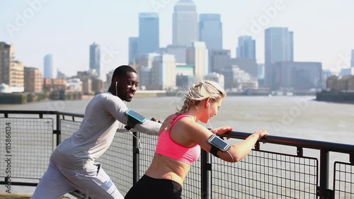 Couple jogging
