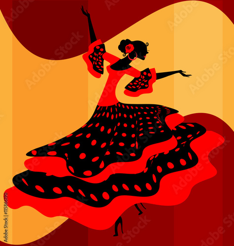 Spanish woman dancer