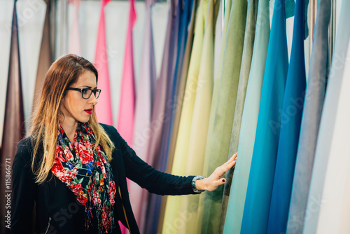 Slika na platnu Designer looking fabrics