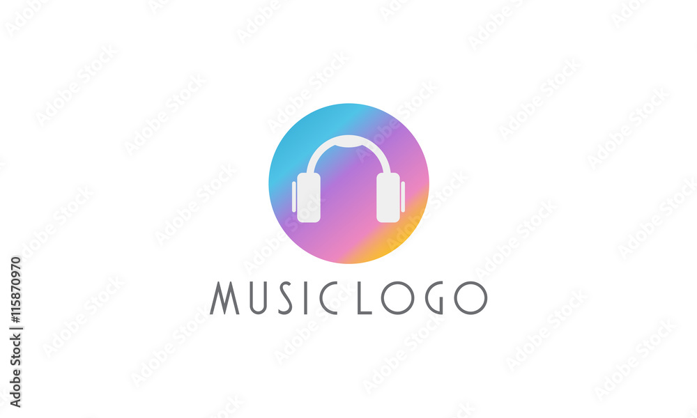 collorfull music logo collorfull music logo