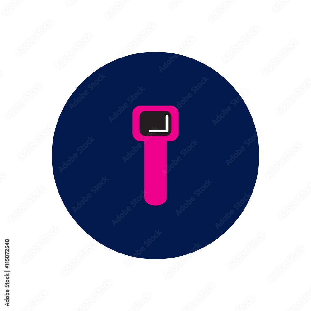 Vector icon on the white backgrounds in circles hand clock Vector icon on the white backgrounds in circles hand clock