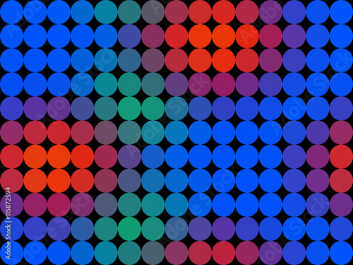 Pattern low poly circle style vector mosaic background