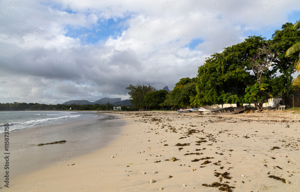 öffentlicher strand von Tamarin Mauritius