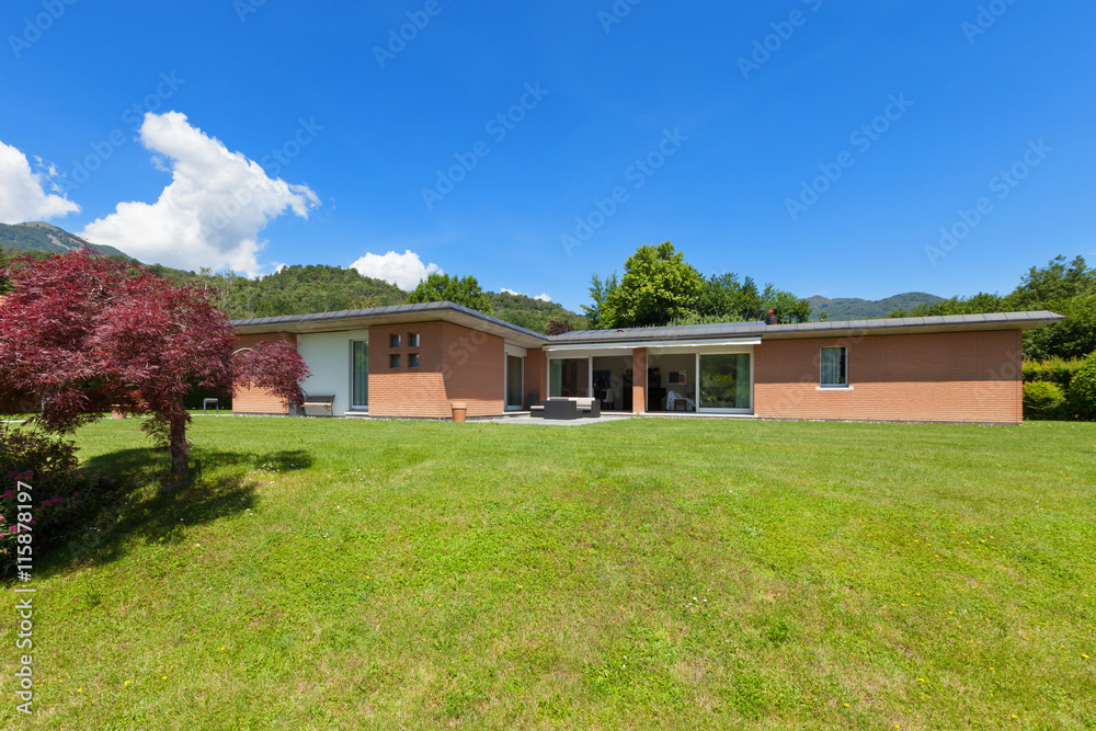 house with garden