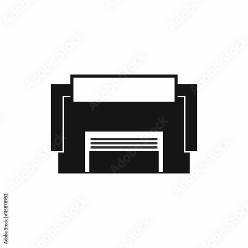 Concrete garage icon in simple style. Building symbol isolated vector illustration