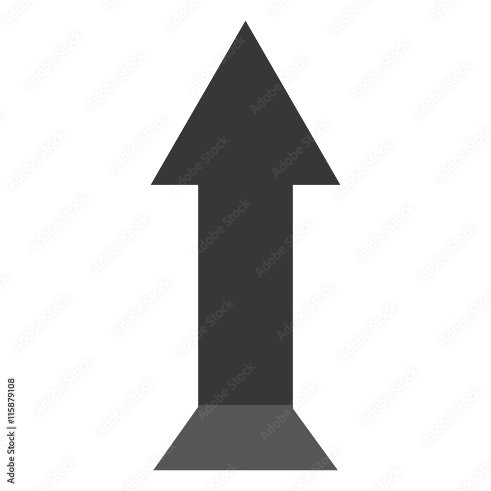 flat design arrow pointing up icon vector illustration flat design arrow pointing up icon vector illustration