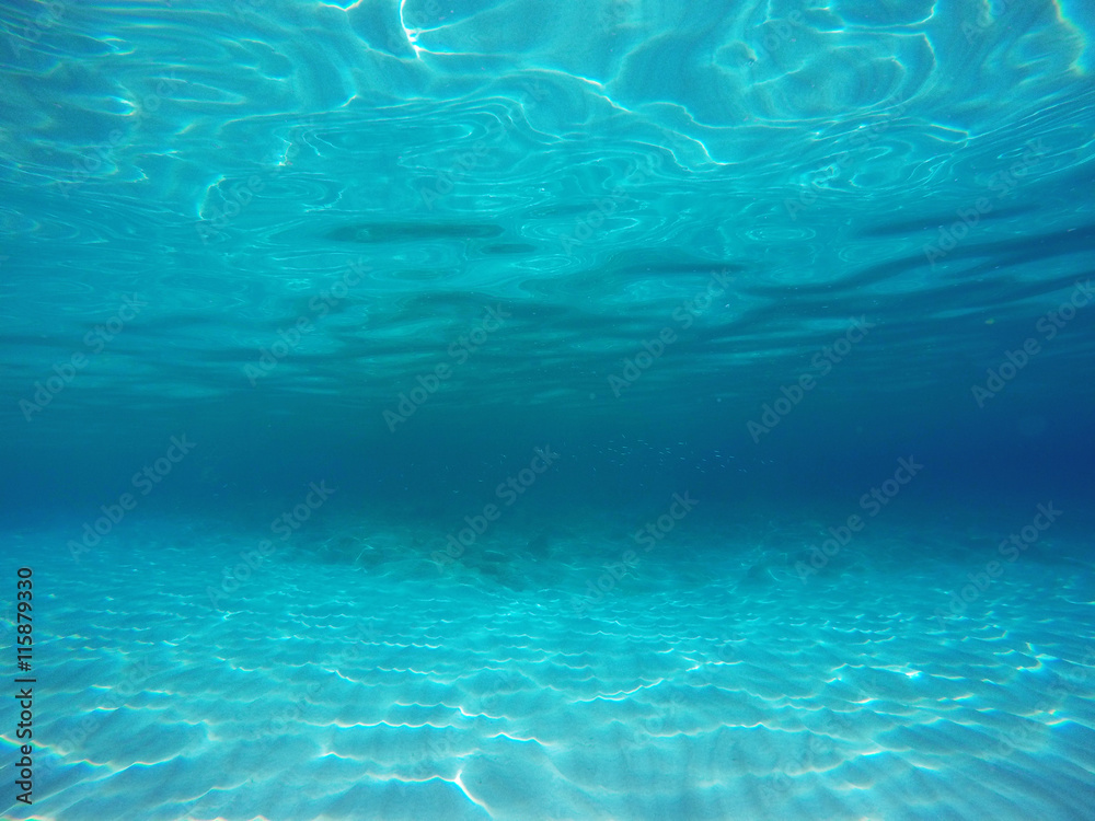 Tranquil underwater background