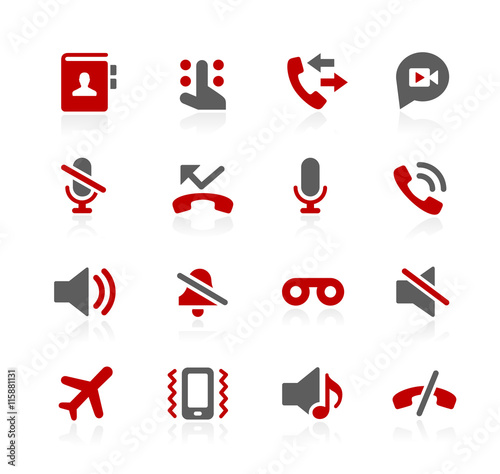 Phone Calls Interface Vector Icons // Redico Series