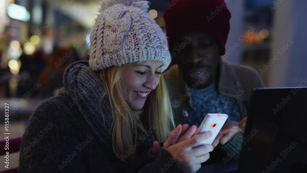 Using smartphone