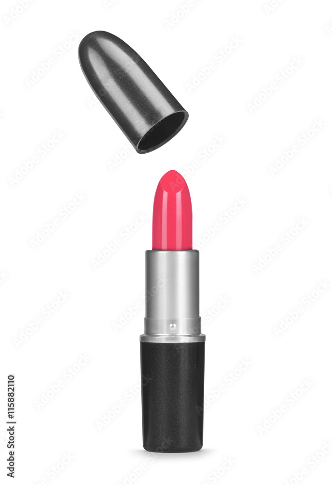 bright red lipstick isolated on white background bright red lipstick isolated on white background