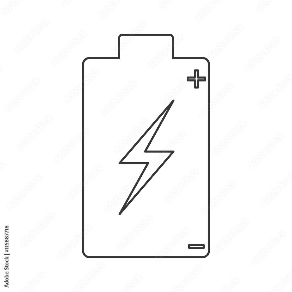 flat design battery symbol icon vector illustration flat design battery symbol icon vector illustration
