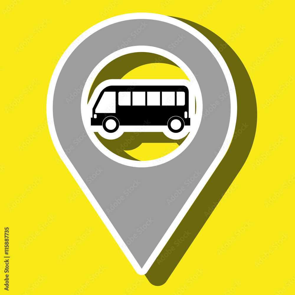 red signal bus isolated icon design, vector illustration graphic red signal bus isolated icon design, vector illustration graphic