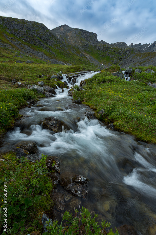 Gold Cord Lake in Alaska Gold Cord Lake in Alaska