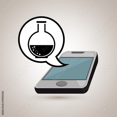 smartphone service medical icon isolated, vector illustration