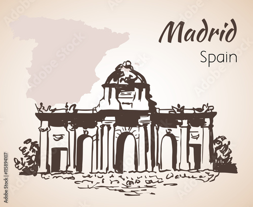 Puerta de Alcala - Madrid. Spain