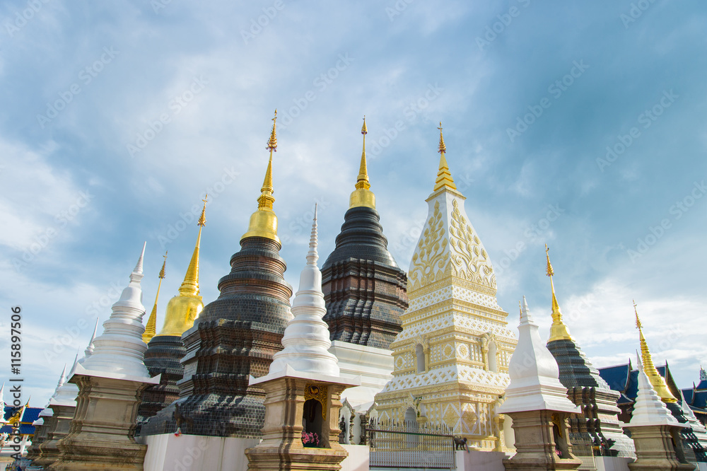 Naklejka premium Temple or wat banden chiangmai ,Thailand