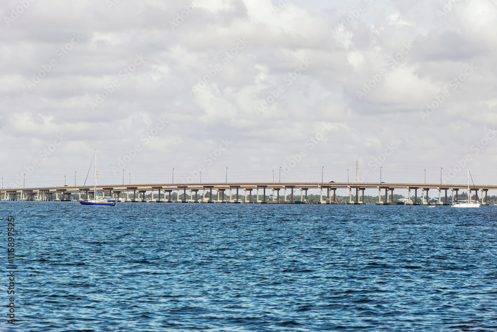 Edison Bridge in Fort Myers, Southwest Florida
