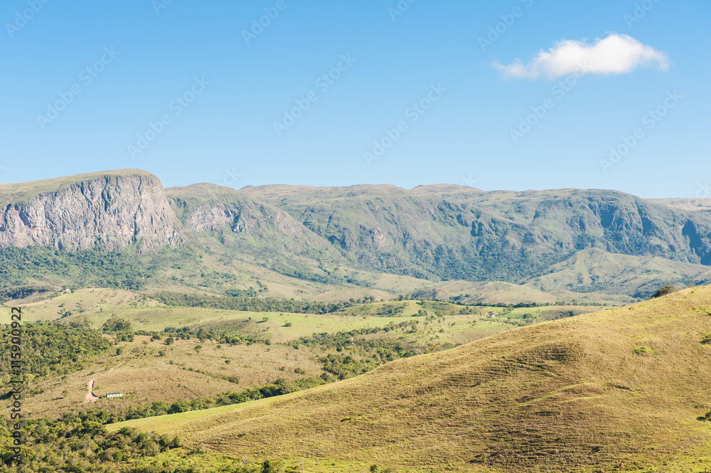 Naklejka premium Serra da Canastra, National park, Minas gerais, Brazil