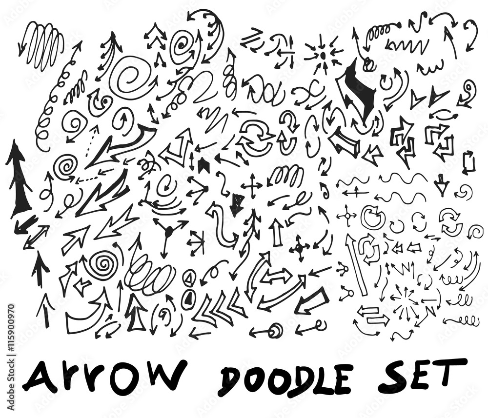 Business doodles sketch vector ink eps10 Business doodles sketch vector ink eps10