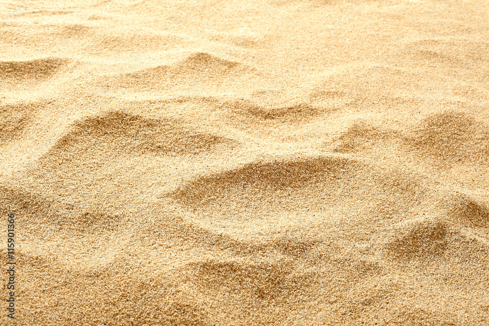 Full frame background of random shapes in sand Full frame background of random shapes in sand