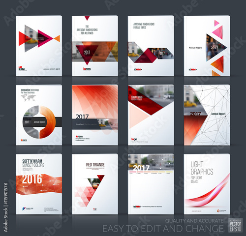 Brochure template layout, cover design annual report, magazine, 