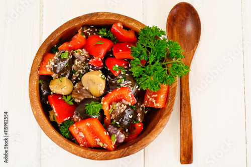 Eggplant Salad with Paprika