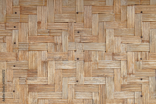 woven wood as background