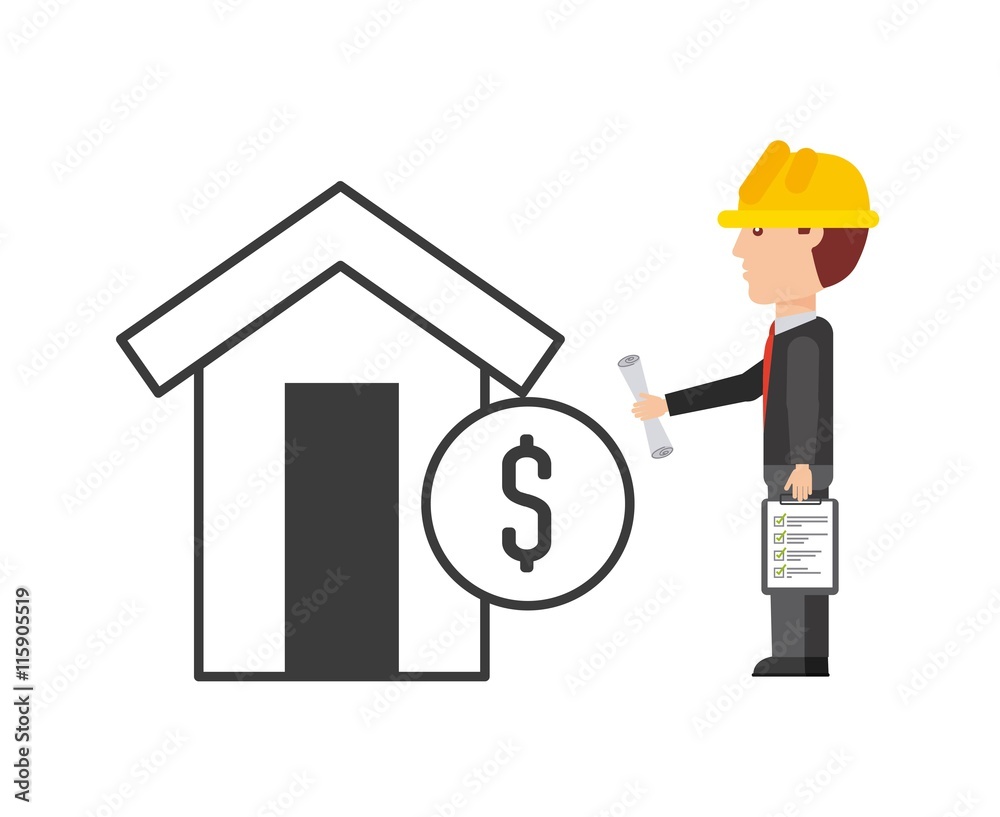 engineer professional isolated icon design engineer professional isolated icon design