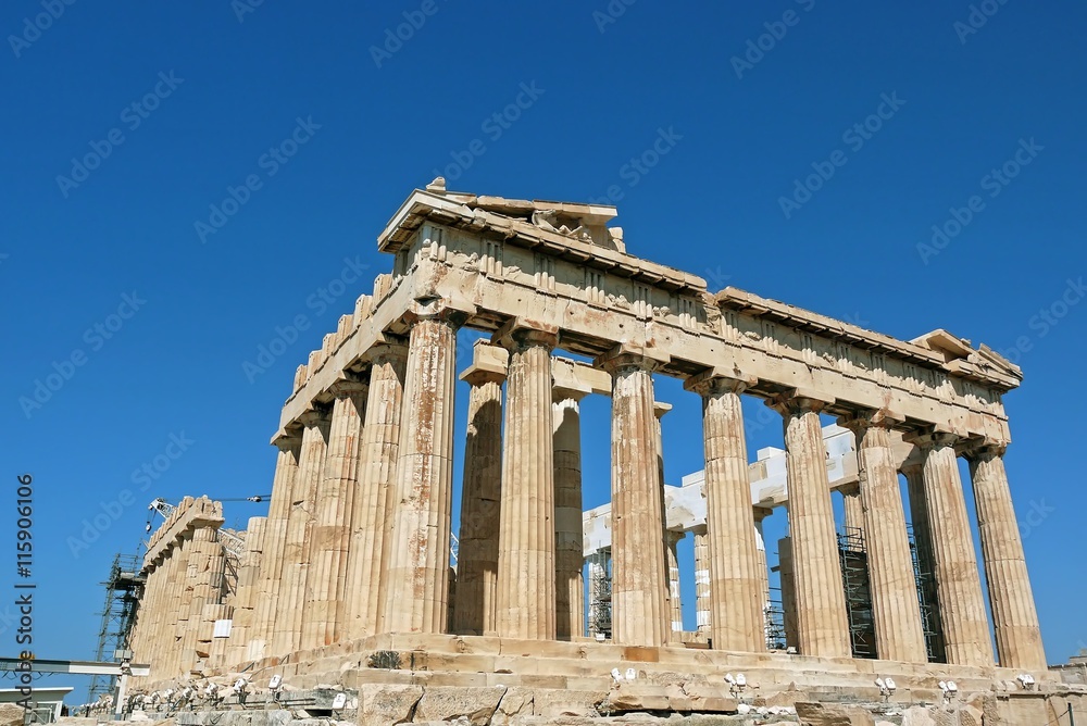Parthenon of Athens, GREECE.