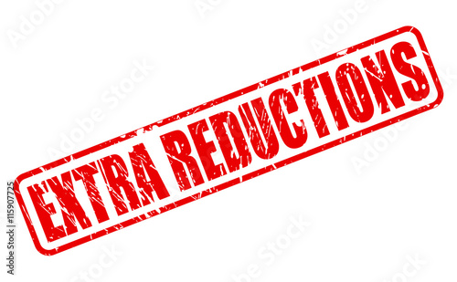 EXTRA REDUCTIONS STAMP TEXT