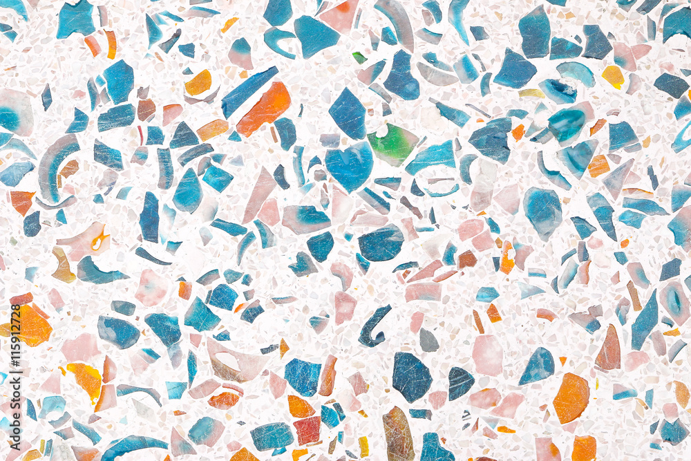 Fototapeta premium Terrazzo floor texture background