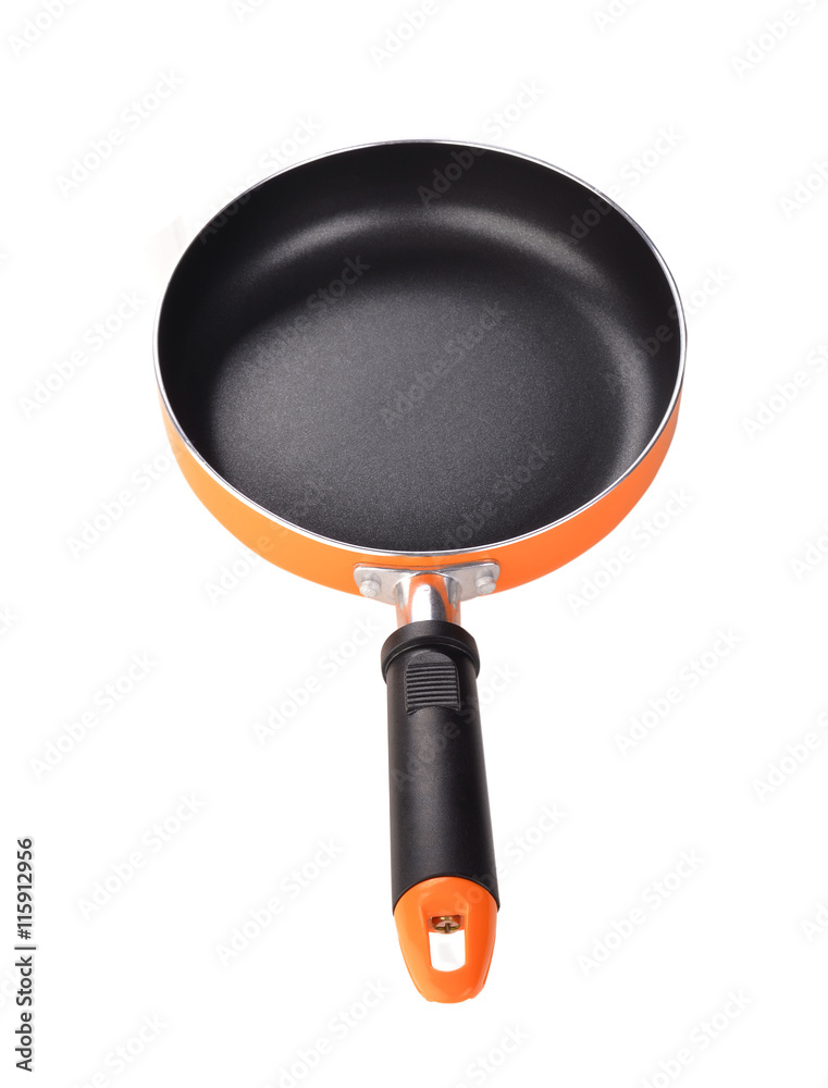 Pan orange isolated on white background.