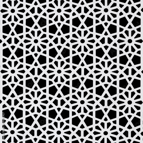 Steel white pattern on a black background.