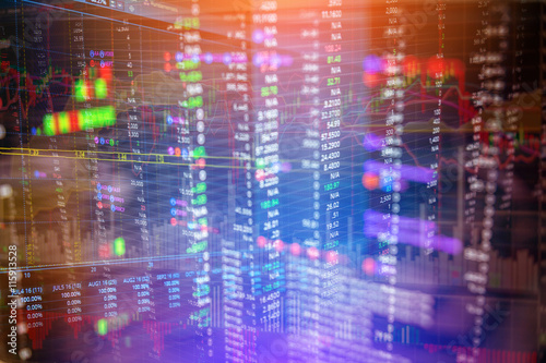 background of stock market finance analysis