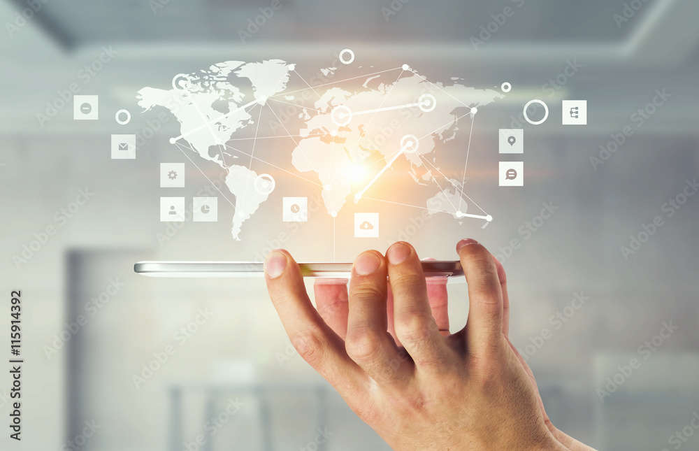 Social media and cloud computing . Mixed media Social media and cloud computing . Mixed media