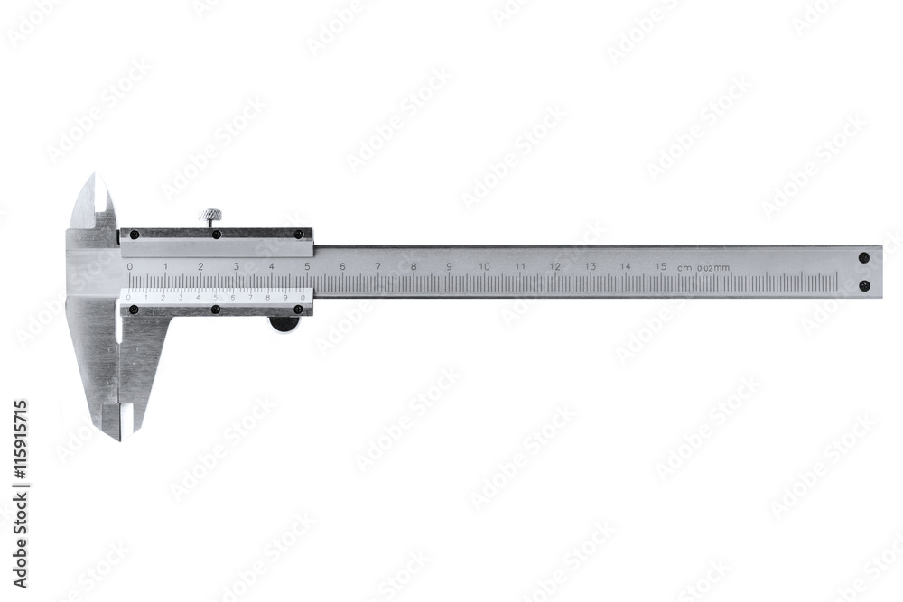 Vernier Caliper isolated on white background Vernier Caliper isolated on white background