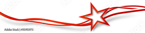 Stern Banner Band Rot 