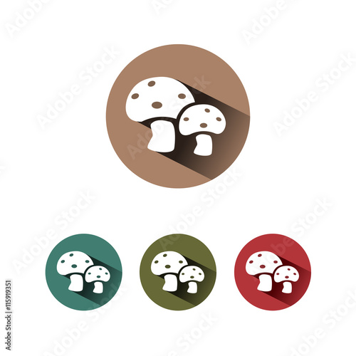 Icono de setas sobre fondos de colores