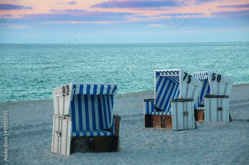 Beach Chair at Sylt, Germany