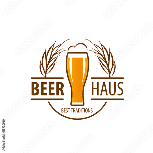 vector beer logo