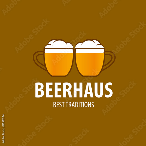 vector beer logo