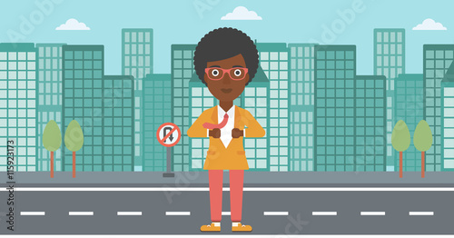 Business woman opening her jacket like superhero.