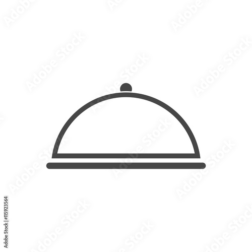 Food cover - vector icon