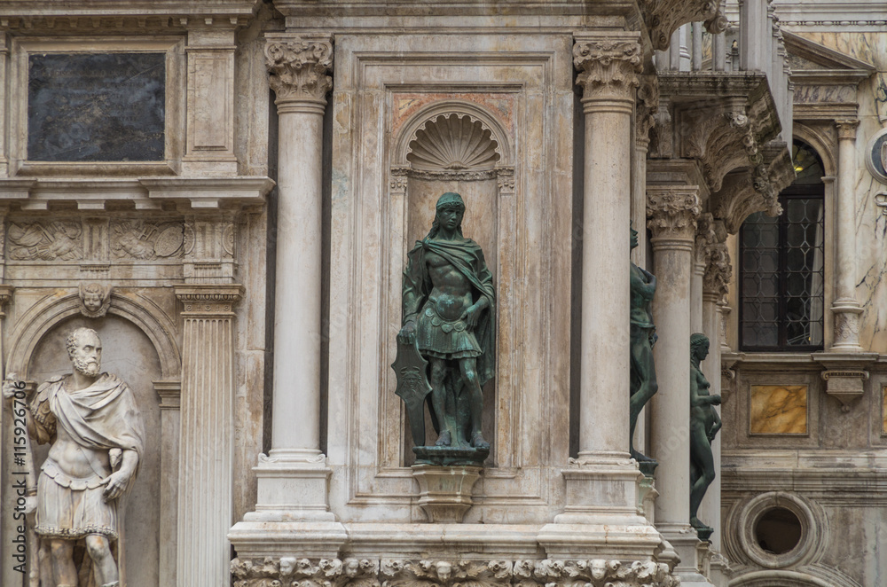 Venice Statues and Sculptures abound in the historical city of Northern Italy