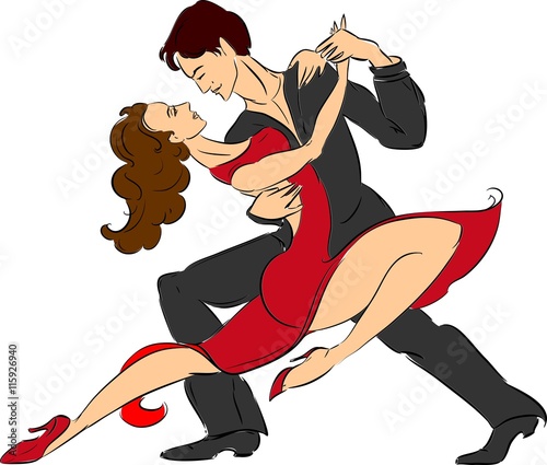 couple doing tango