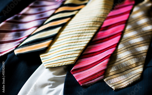 Different color of ties